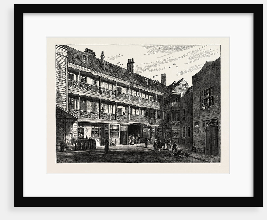 The Inner Court of the Old belle Sauvage by Anonymous