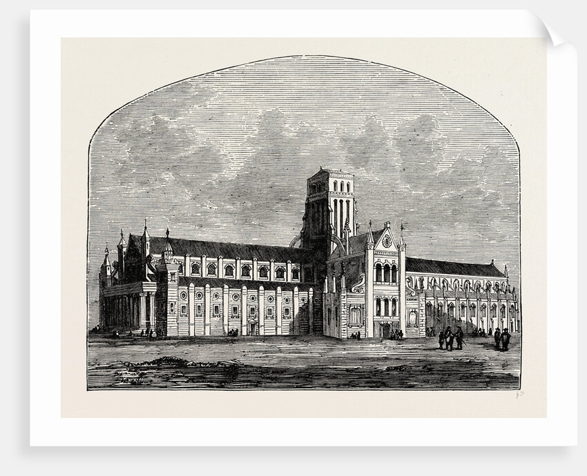 St. Paul's After the Fall of the Spire, From A View By Hollar by Anonymous