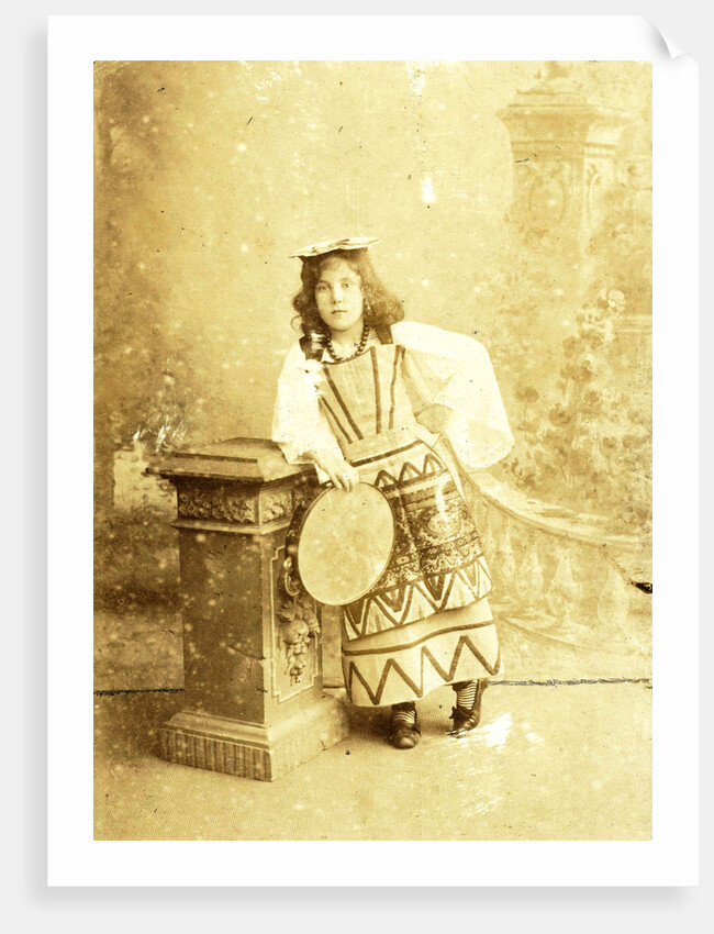 Studio Portrait of Tine Vermeulen Costume by C.J.L. Vermeulen