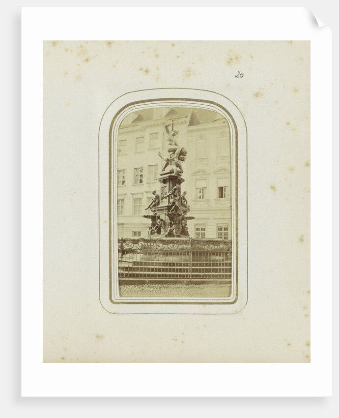 Hercules fountain in Maximilian Street in Augsburg, Germany by Anonymous