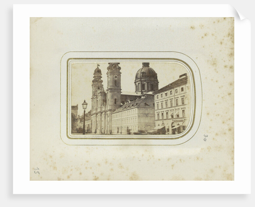 Exterior of Theatiner church in Munich, Germany by Anonymous