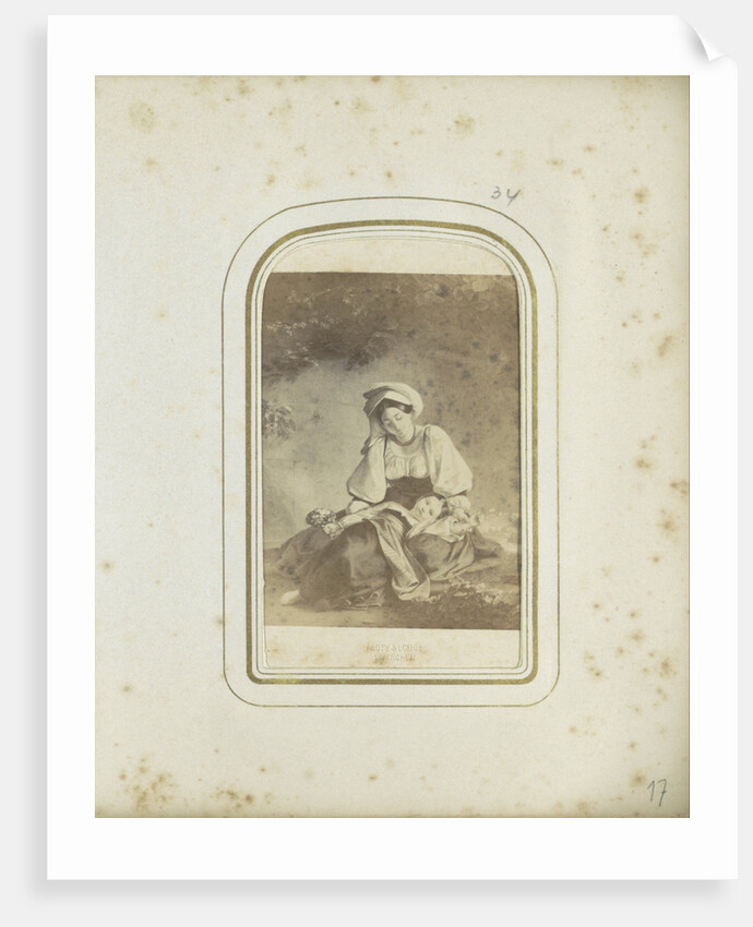 lithograph of a painting of August Riedel, Piloty & Löhle by Anonymous