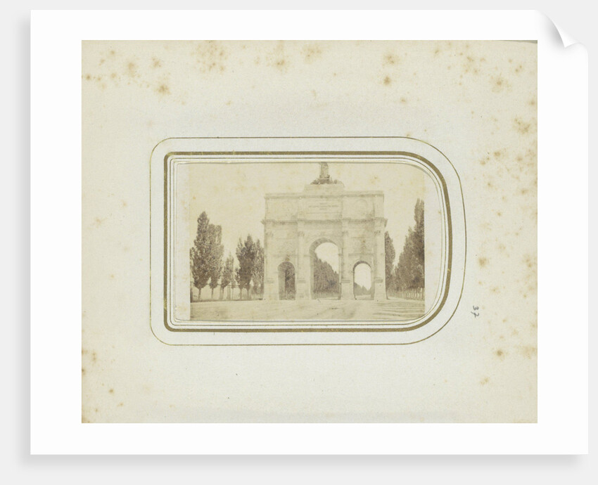 Triumphal Arch (Siegestor) to the Ludwigstrae in Munich, Germany by Anonymous