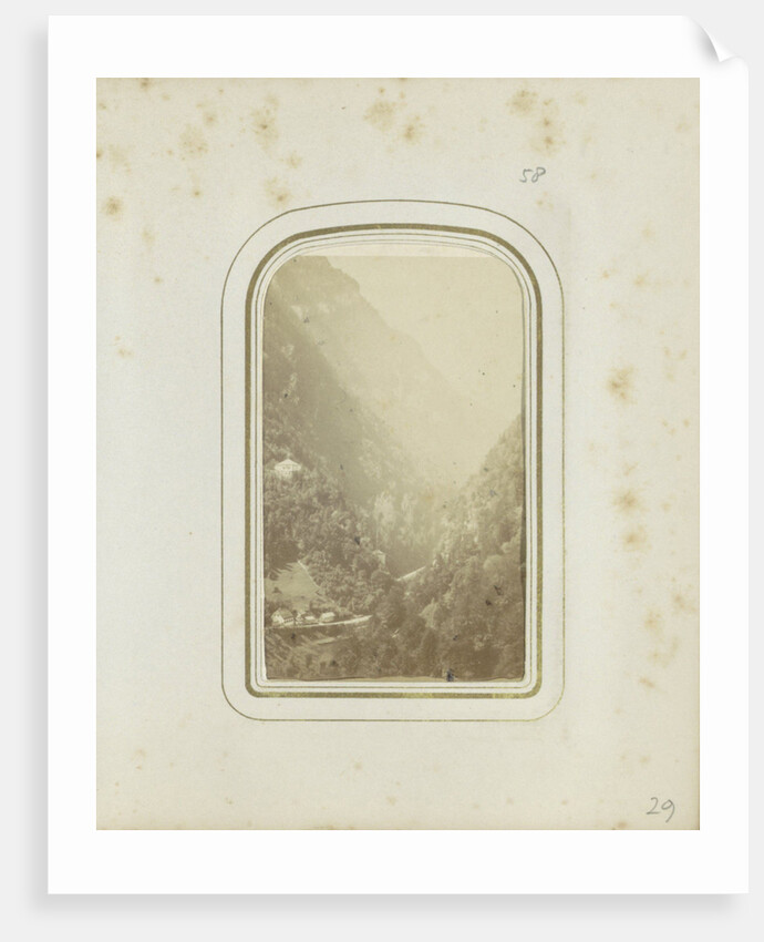 View of the Mountain Pass Pass Lueg in the Austrian Alps, Austria by Anonymous