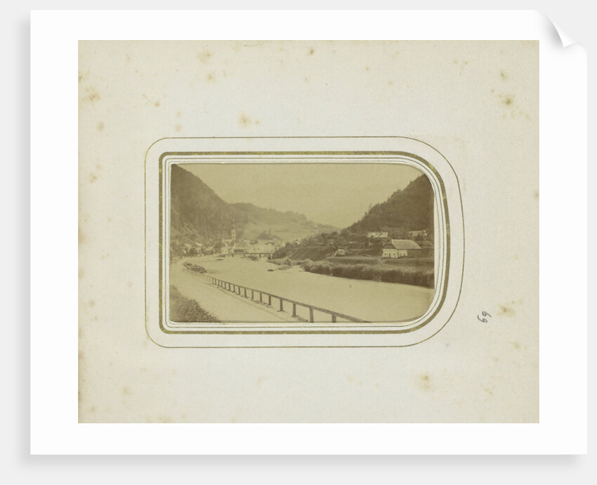 View Lend and the Salzach River, Austria by Anonymous