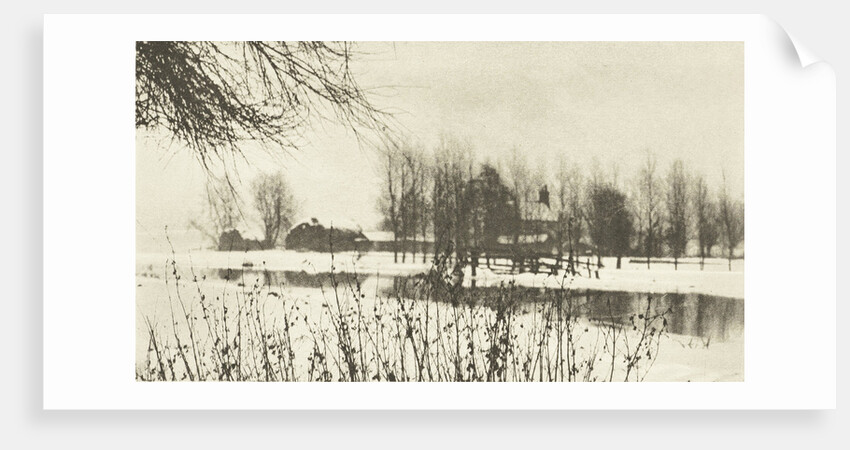 Snowy Landscape by Peter Henry Emerson