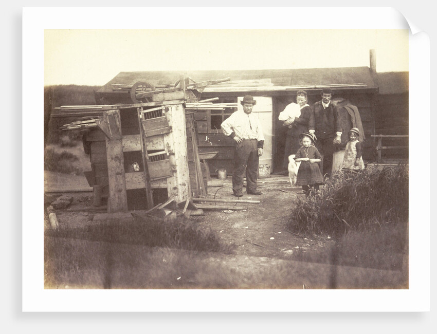 Residents of a wooden house in Amsterdam by Anonymous