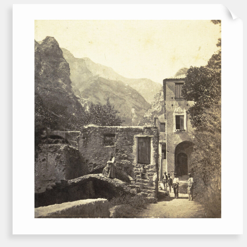 Buildings in the Valle dei Molini, Amalfi by Roberto Rive