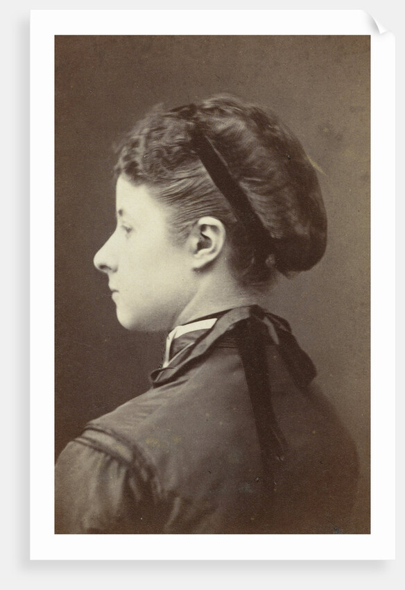 Portrait of a woman by J. Baer