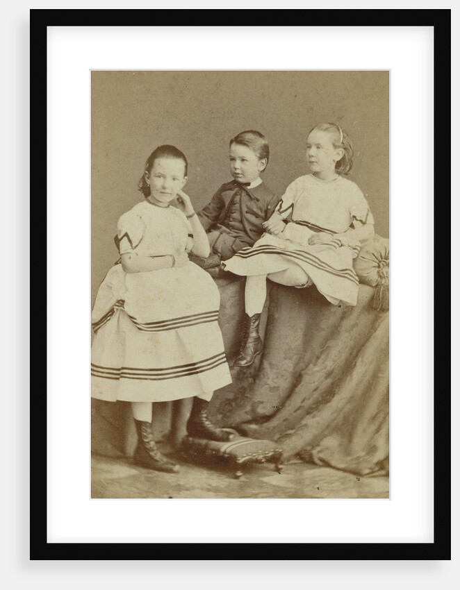 Portrait of three children by Bernard Bruining
