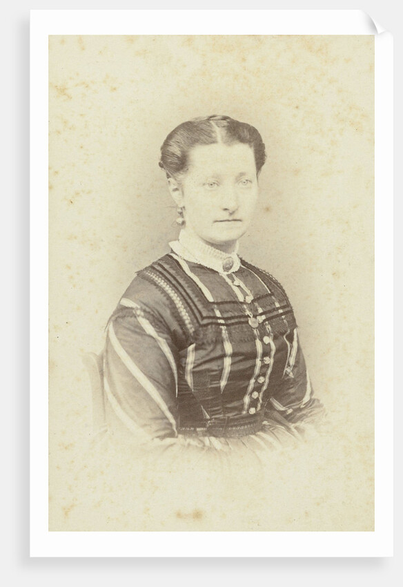 Portrait of a woman by R. Elzinga