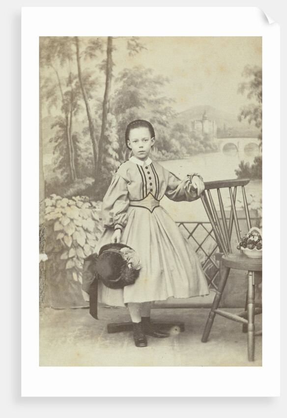 Portrait of a girl by Jacobus van Gorkom Jr