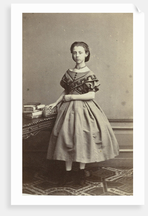 Portrait of a young girl by G. Hoogwinkel