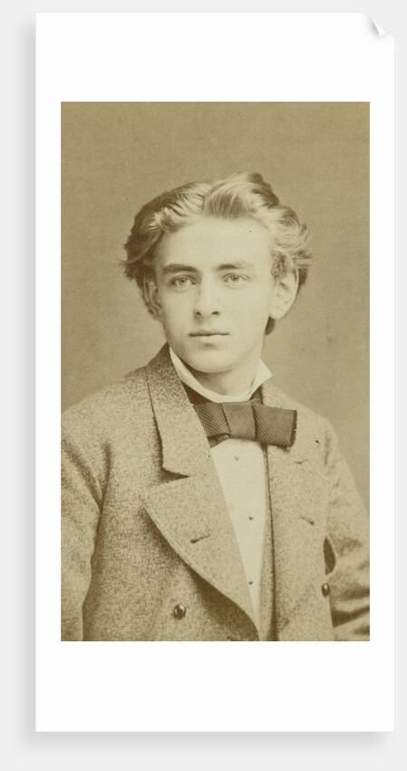 Portrait of a young man (Doornbos?) by Godfried de Jong