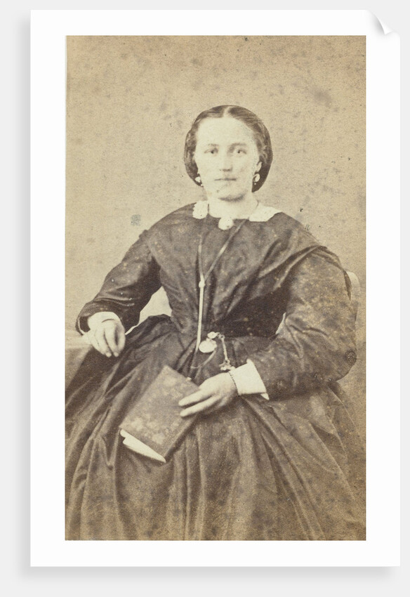 Portrait of a woman, W. of Uije Wzn by B.J. Somer