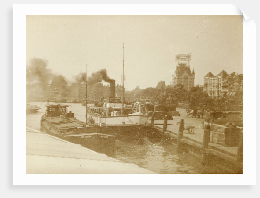 Vessels on quay by Anonymous