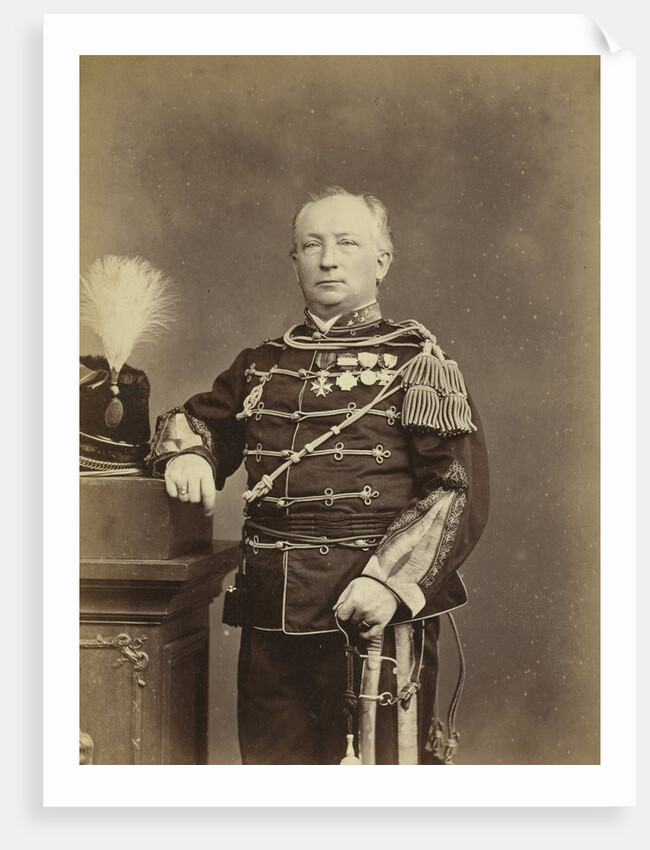 Studio Portrait of M. de Lange on Java Indonesia in his military uniform by Anonymous