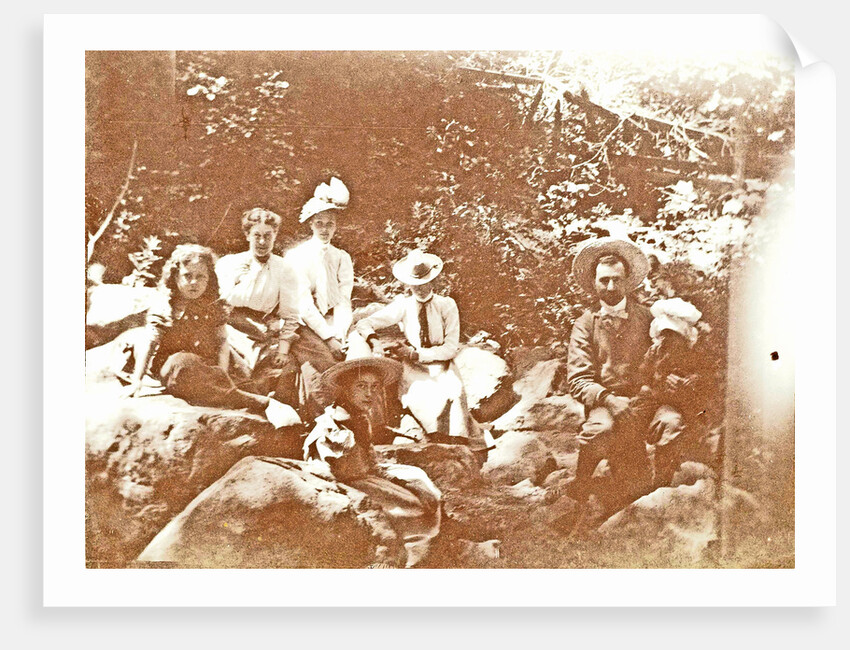 Derricks (near?) Pleasure Island Camp, Cupsuptic Lake, Maine, USA by Anonymous