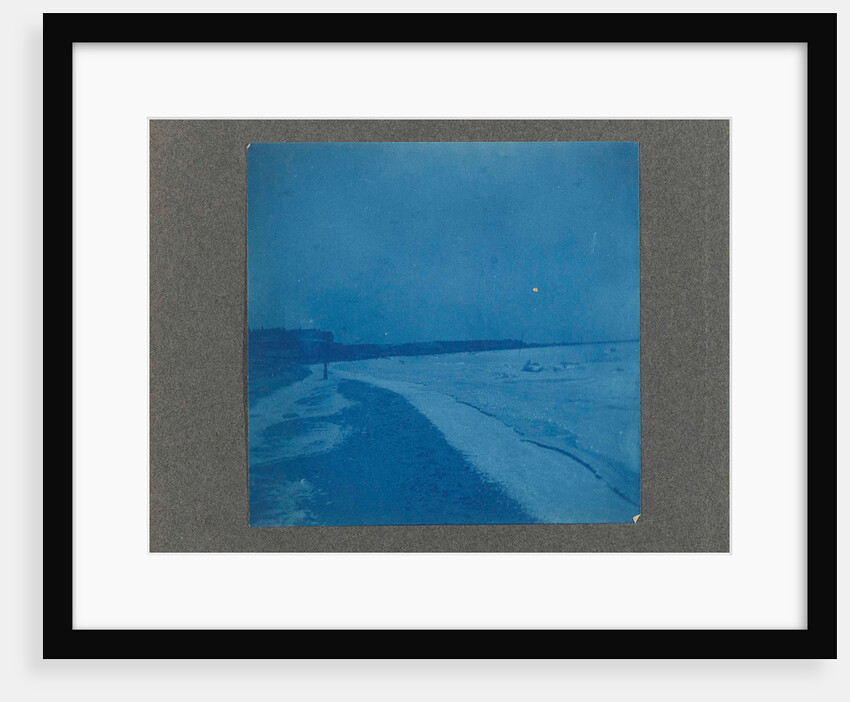 Beach with tide line, USA by Anonymous