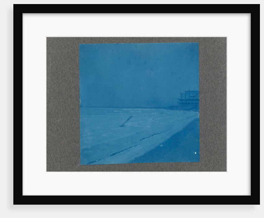 Beach with tide line, USA by Anonymous