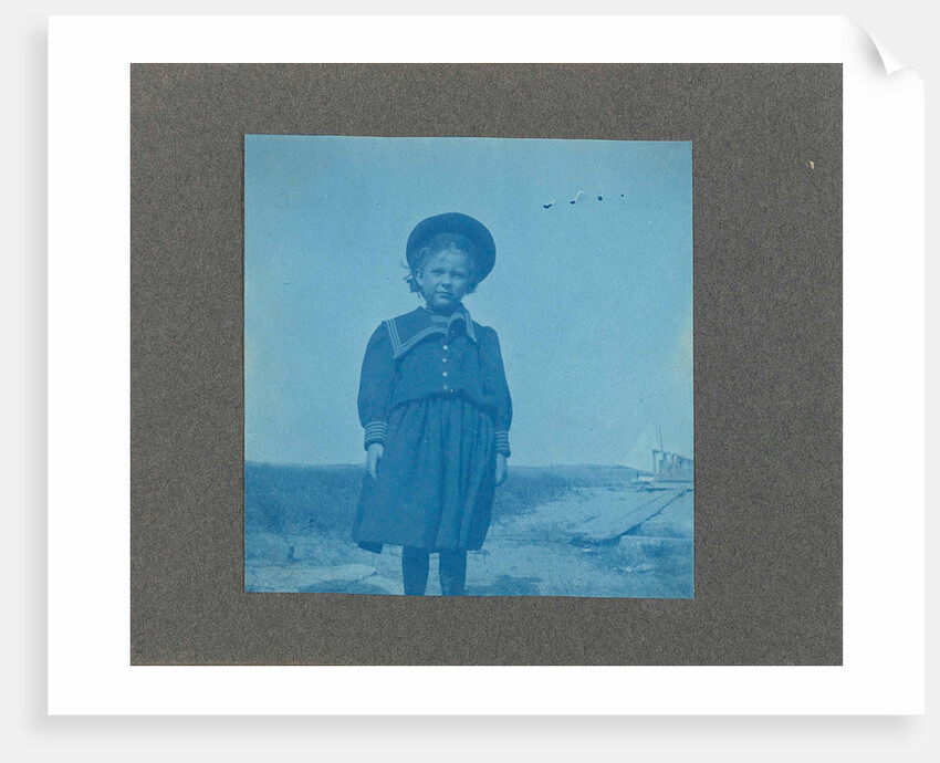 Girl on the beach, USA by Anonymous