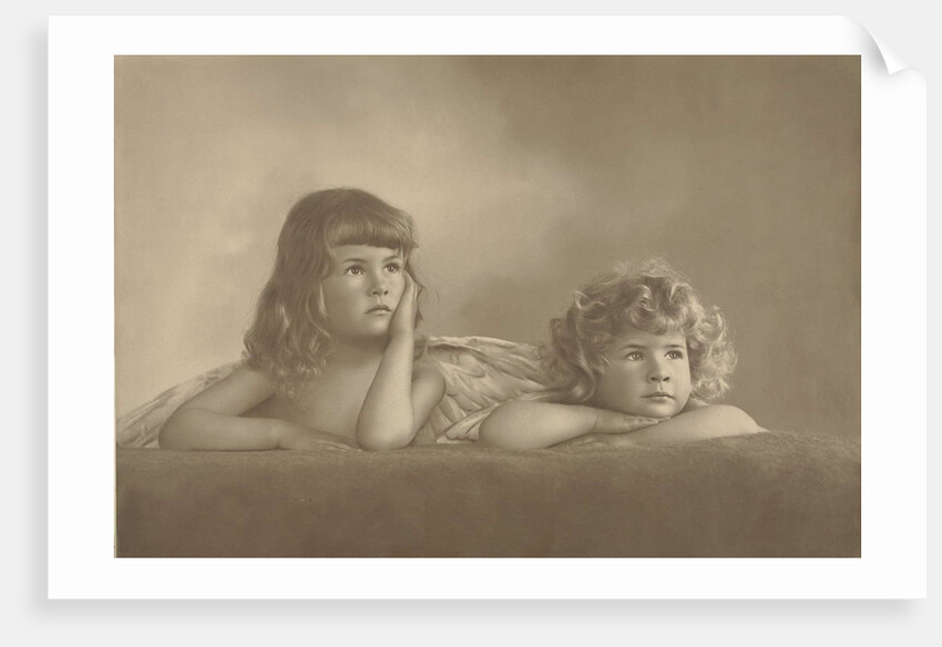 Portrait of Agnes Renee and Irene Heloïse Pauw van Wieldrecht by Henry Pauw van Wieldrecht