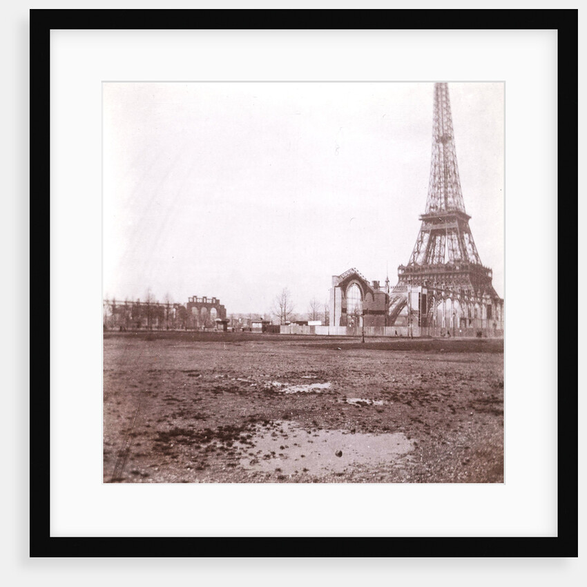Breaking and building next to the Eiffel Tower, Paris, France by Anonymous