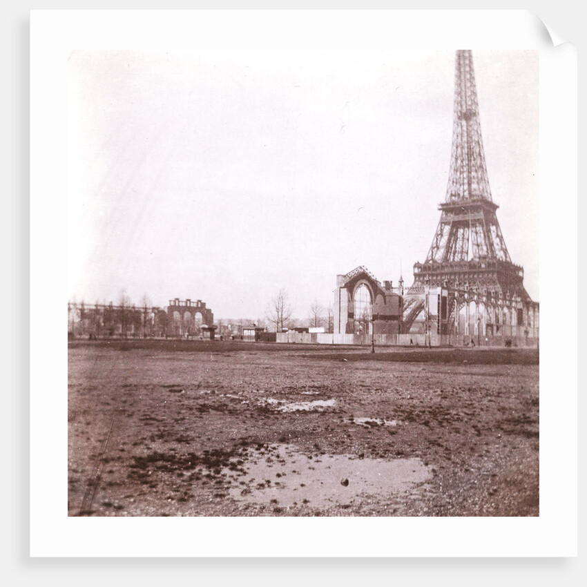 Breaking and building next to the Eiffel Tower, Paris, France by Anonymous