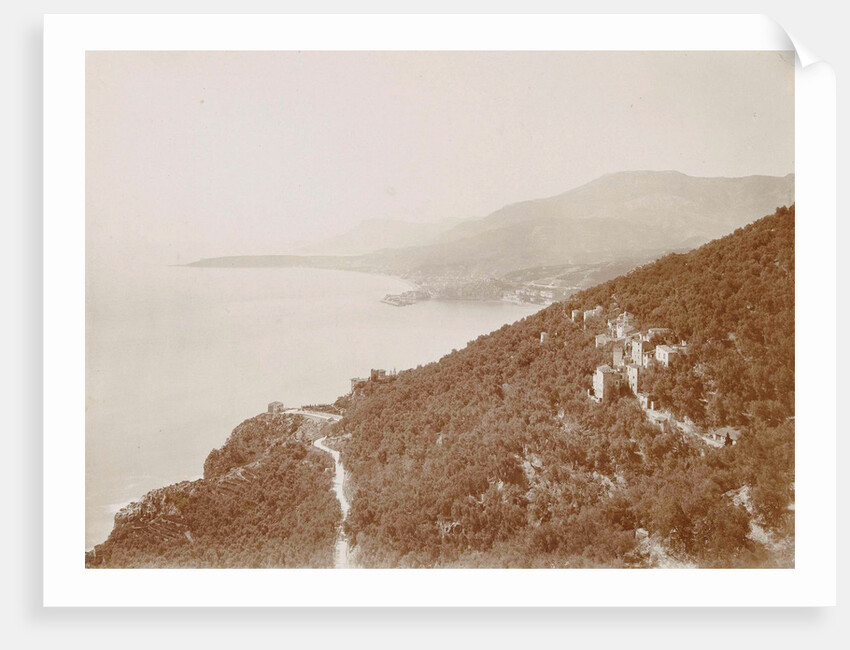 View Grimaldi (Italy) and Menton (France) by Henry Pauw van Wieldrecht