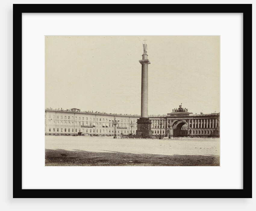 Building of the General Staff and the Alexander Column built at the Hermitage, St. Petersburg Russia by Anonymous