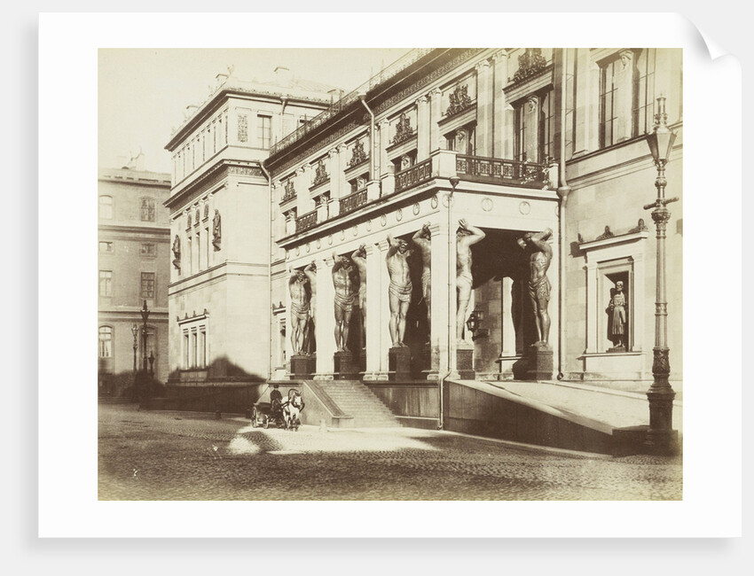 Front of the Small Hermitage in St. Petersburg, Russia by Anonymous