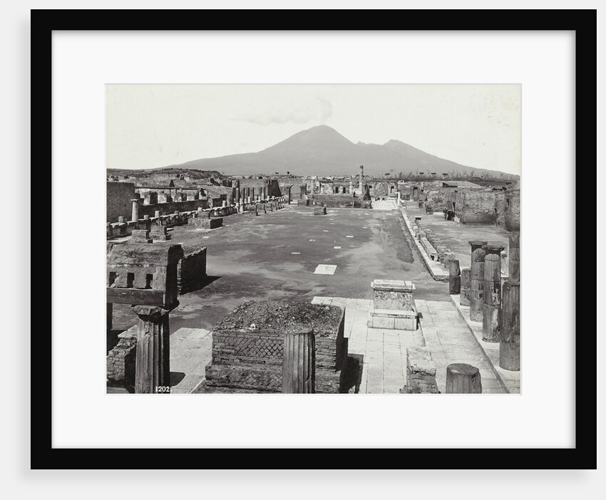 Pompeii foro civile, Italy by Giorgio Sommer
