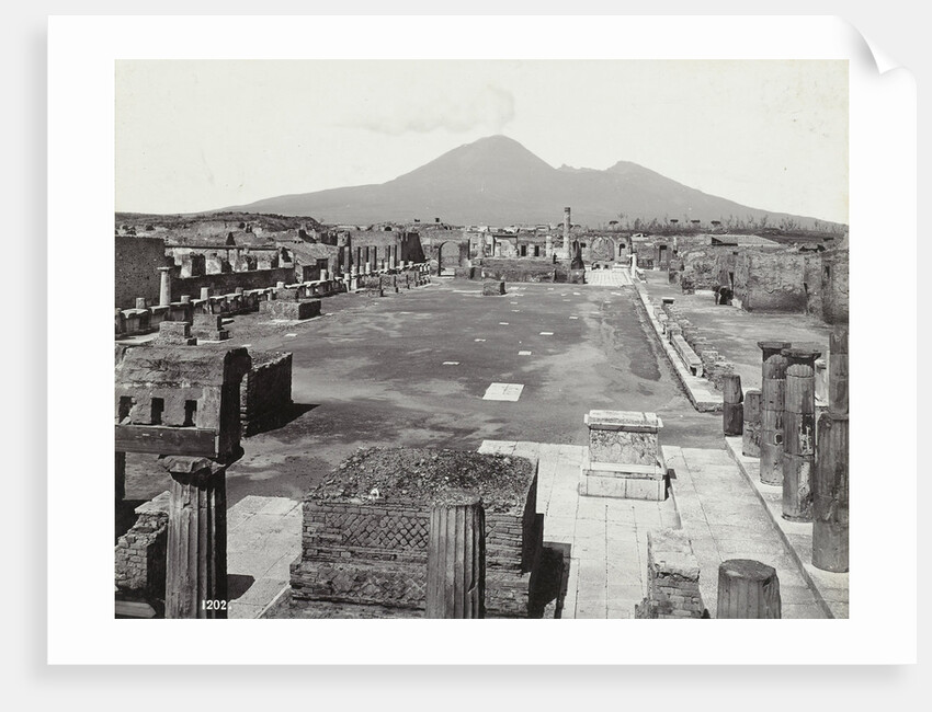 Pompeii foro civile, Italy by Giorgio Sommer