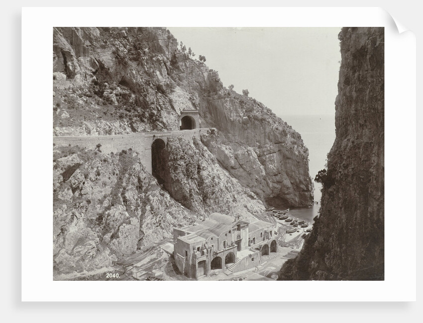 Road between Amalfi and Sorrento by Giorgio Sommer