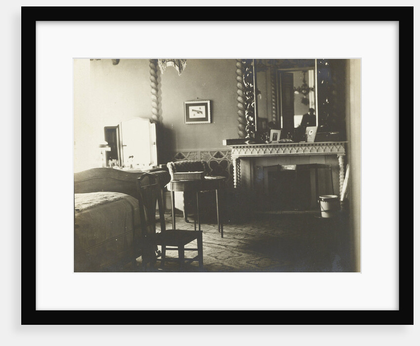 Interior of a bedroom by Anonymous