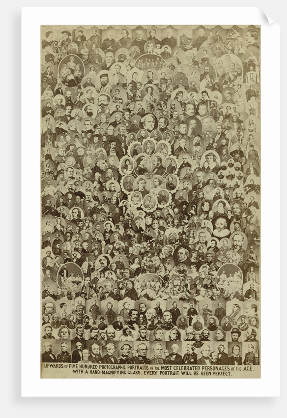 Portraits of famous people by Brothers & Co. Ashford