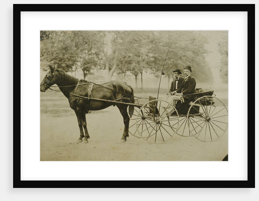 William and Henry Titus in Prospect Park, Brooklyn NY USA by American Photograph Company