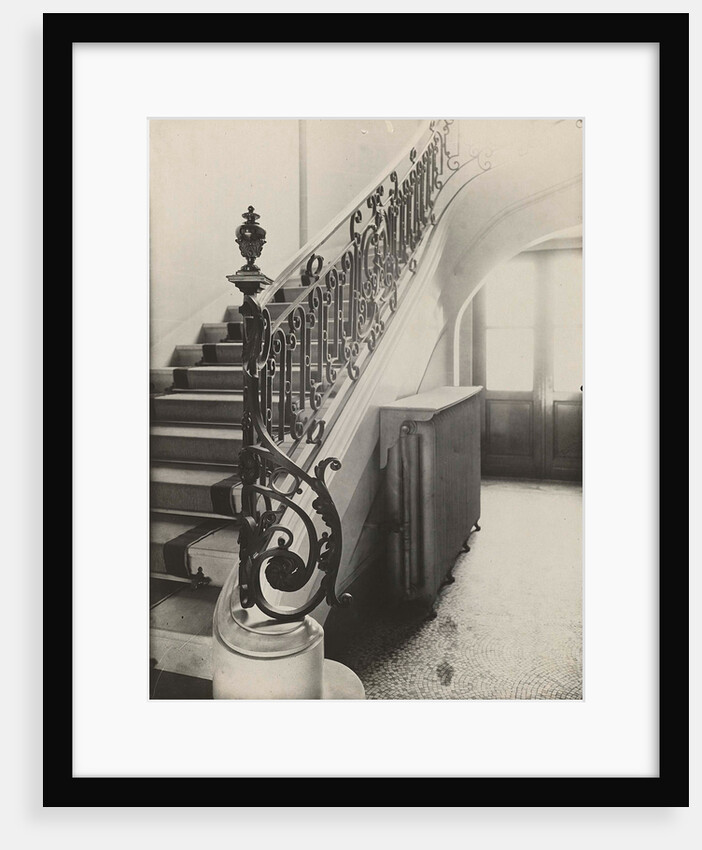 Interior with stairs by Anonymous
