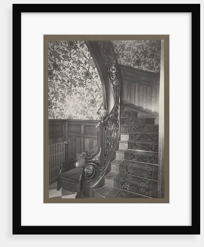 Interior with stairs by Anonymous
