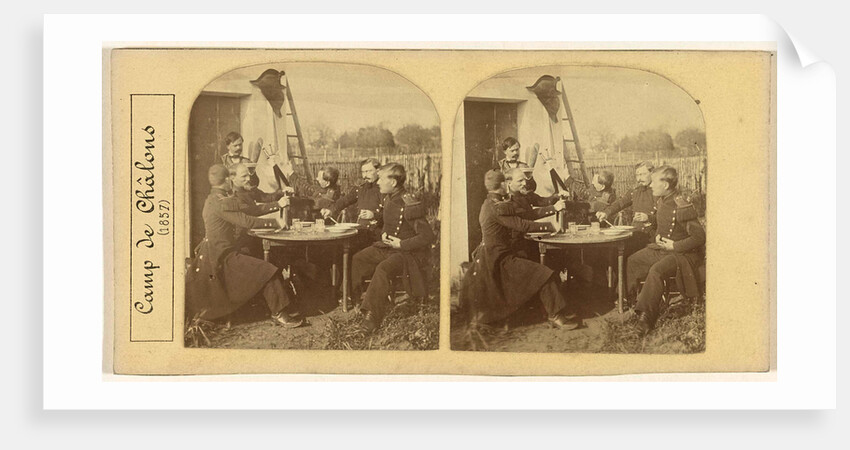 Camp de Chalons 1857, Alexis Gaudin by Anonymous