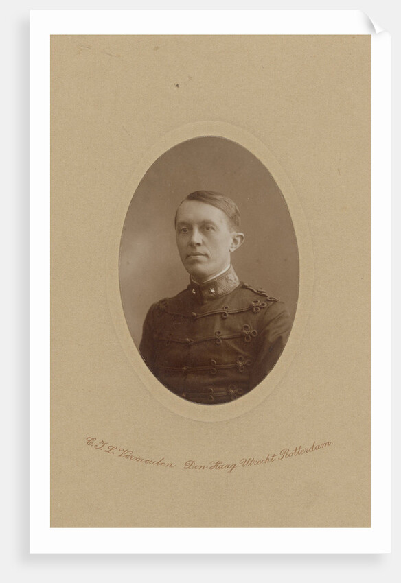 Portrait of Dr. Th. Erp, lieutenant and restorer of Borobudur by C.J.L. Vermeulen
