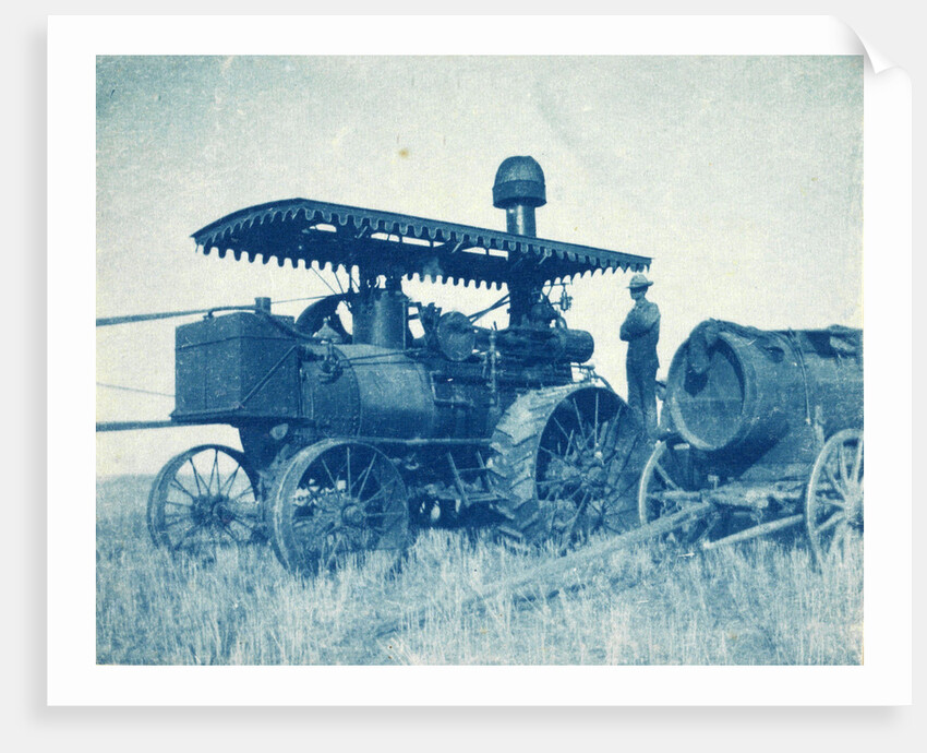 Engine thresher by Anonymous