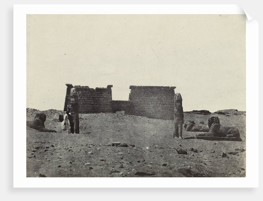 Seboua Temple, Egypt, Egypt, Maxime Du Camp, Louis-Désiré Blanquart-Evrard by Gide et J. Baudry