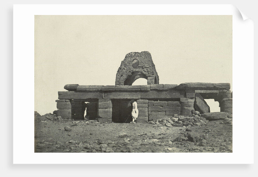 Temple of Amada, with cupola of a Coptic church, Egypt by Anonymous