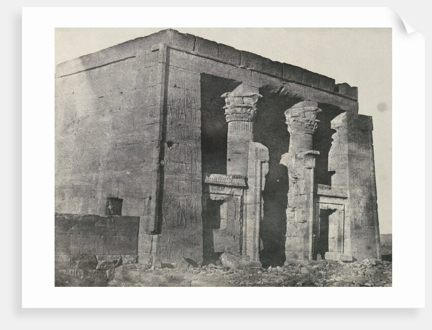 Temple of Dakka, Maxime Du Camp, Louis-Désiré Blanquart-Evrard by Gide et J. Baudry