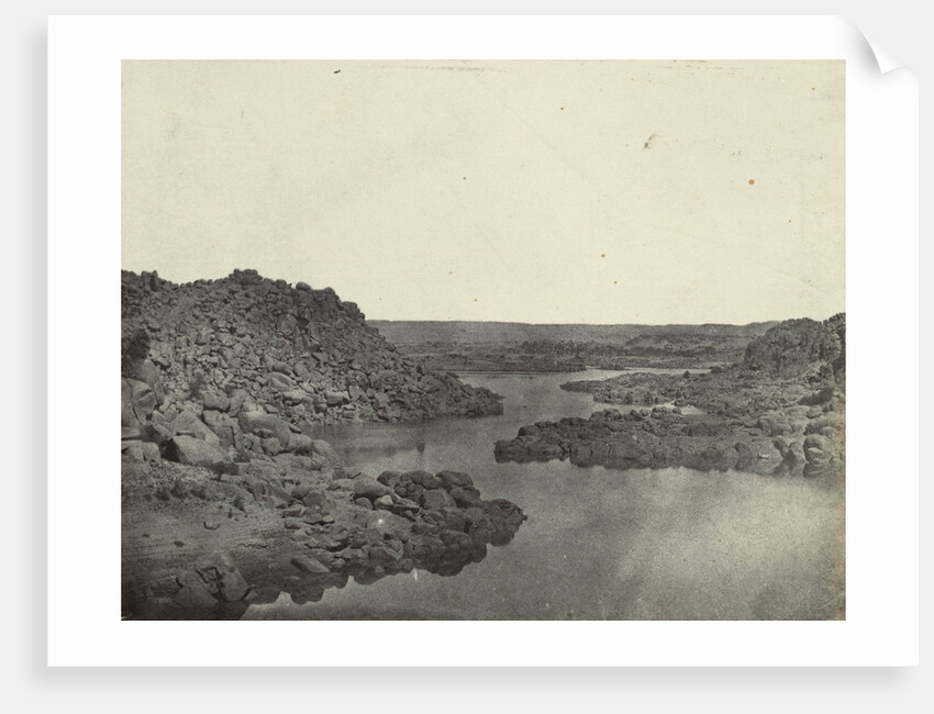 First Cataract at Aswan, Egypt, Egypt, Maxime Du Camp, Louis-Désiré Blanquart-Evrard by Gide et J. Baudry