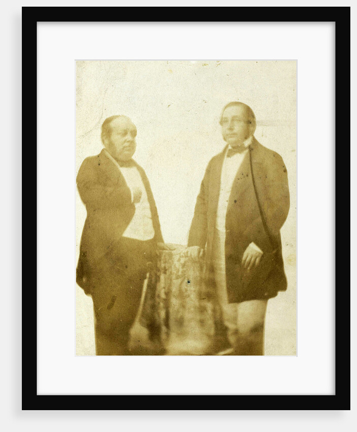 Portrait of Oppenheim, brothers in law of the photographer by Eduard Isaac Asser