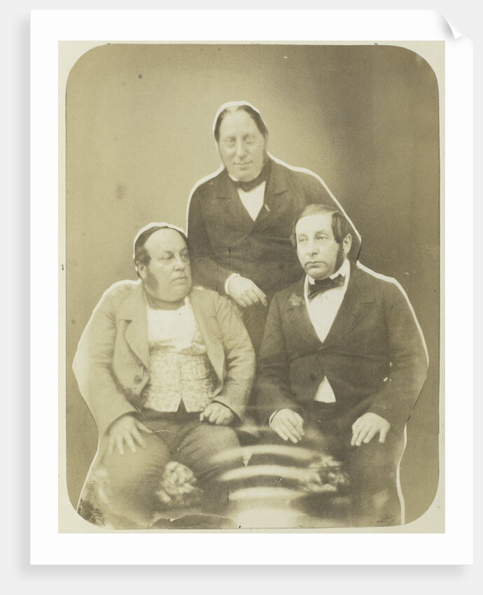 Portrait of Oppenheim, brothers in law of the photographer by Eduard Isaac Asser