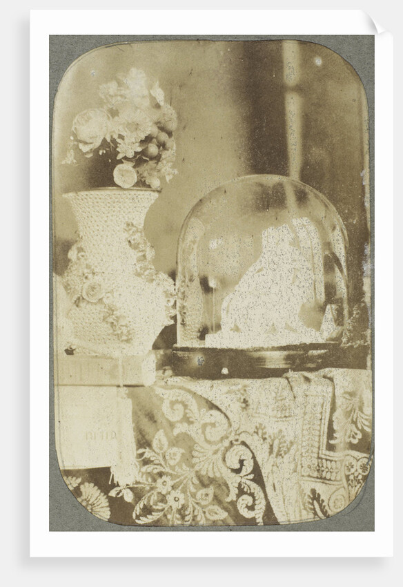 Still Life with a small copy of Ariadne auf dem Panther, Schneeball-vase, flowers and a book by Eduard Isaac Asser