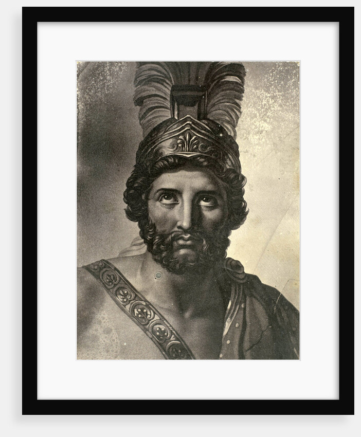 Portrait painting of Leonidas, King of Sparta by Eduard Isaac Asser